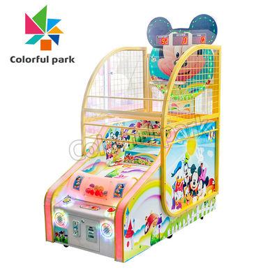 Mickey Mouse Kid Arcade Machine , 80W Mini Basketball Arcade Machine