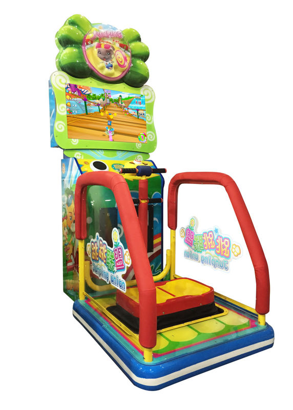 Jumping Union Video Arcade Machines Colorful Use In Indoor Amusement
