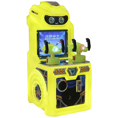 Cartoon Cute Baby Coin Mall Robot Children Twin Warrior Eagle Shooting Game Machine
