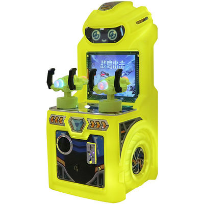 Cartoon Cute Baby Coin Mall Robot Children Twin Warrior Eagle Shooting Game Machine