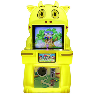 Coin op Arcade Children's Mall Robot Little Blue Hat Adventure Single Person Joystick Game Machine