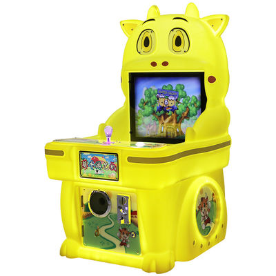 Coin op Arcade Children's Mall Robot Little Blue Hat Adventure Single Person Joystick Game Machine