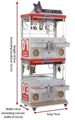 Hot Selling Custom Mini Crane Claw Gift Machine Cheap Four Player Doll Catch Crane Claw Machine