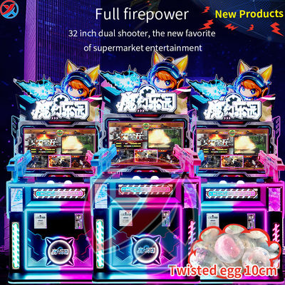 Double Player Children's Game Console With Full Firepower Shooting Parent-child Game