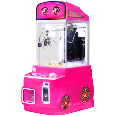 Pink New Mini Fire Truck Toy Automatic Vending Machine Coin-operated Fun Doll Machine