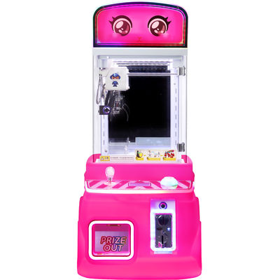 Pink New Mini Fire Truck Toy Automatic Vending Machine Coin-operated Fun Doll Machine