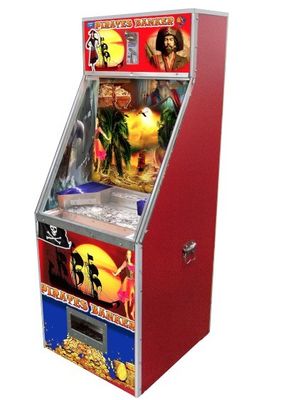 Bonus Hole Coin Pusher Arcade Machine Metal Frame For 1 player