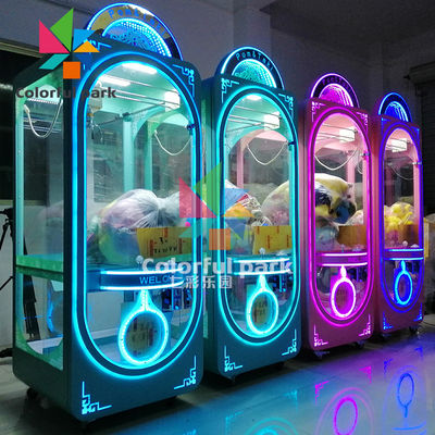 Superhero Toy Coin Operated Claw Machine Plastic Packaged Internet App Operation