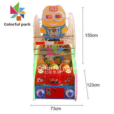 2 players coin operated Basketball arcade game machine Amusement park machine ball machine mini basketball game machine