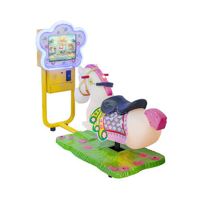 3D horse ride Coin Operated Arcade Machines with interactive game screen