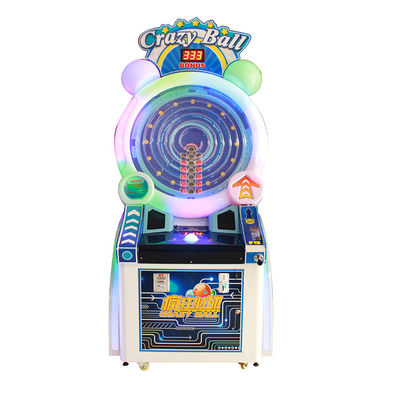 Crazy Ball Coin Operated Arcade Machines , Metal Lottery Game Machine