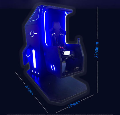 360 Degree VR Arcade Machine , 260V motorbike vr game With 19 inches Screen