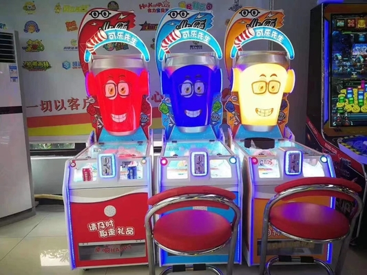 Indoor Coin Operated Children Coca Cola Prize Game Machine
