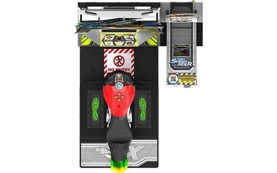 Single-Player Speed Racing Moto GP Track, Coin-Operated Arcade Machine Used In Shopping Malls