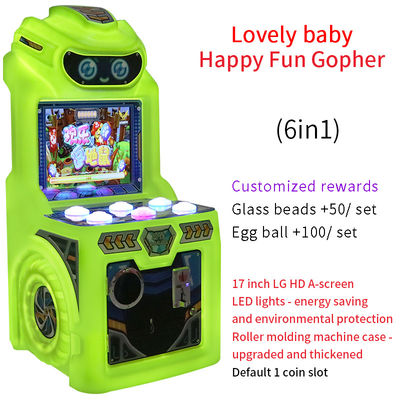 Coin-operated Pet Hamster Patting Game Console Indoor Children's Arcade Machine