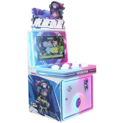 Coin-operated Children's Arcade Game Machine With The " Hit The Mouse " Button Function