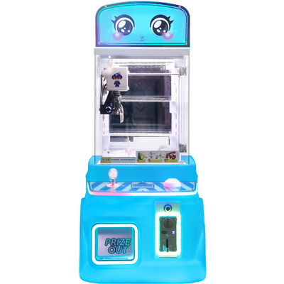 Blue New Mini Fire Truck Toy Automatic Vending Machine Coin-operated Fun Doll Machine