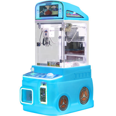 Display Screen-equipped Blue Automatic Vending Machine Children's Arcade Game Mini Claw Machine