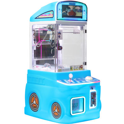 Display Screen-equipped Blue Automatic Vending Machine Children's Arcade Game Mini Claw Machine