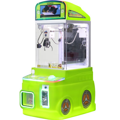Display Screen-equipped Green Automatic Vending Machine Children's Arcade Game Mini Claw Machine