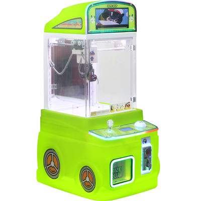 Display Screen-equipped Green Automatic Vending Machine Children's Arcade Game Mini Claw Machine