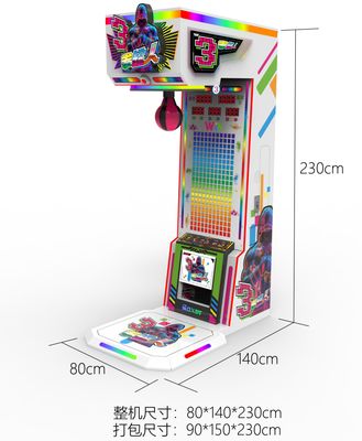 Large Coin-operated Boxing Arcade Game Punching The Machine