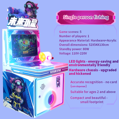 Single-player Fishing Arcade Game Series For Indoor Coin-operated Arcade Machines