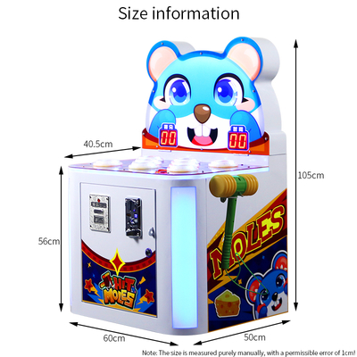 Children's Mini Arcade Game Console Plastic Material Groundhog Game Machine