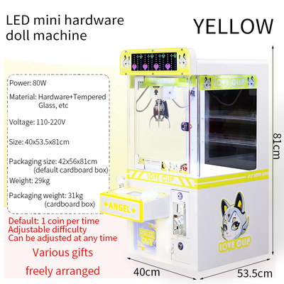 Factory Direct Sales Point Matrix Screen Mini Claw Machine Coin-operated Game Machine
