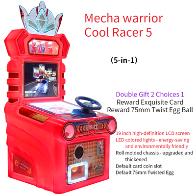High-quality Coin-operated Simulation Racing Video Game Console For Children 220V