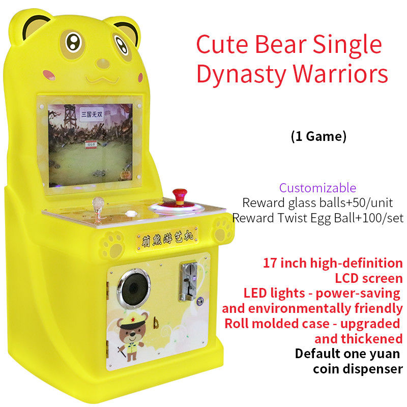 Mini Cute Bear Coin-operated Arcade Game-Fun Joystick Game