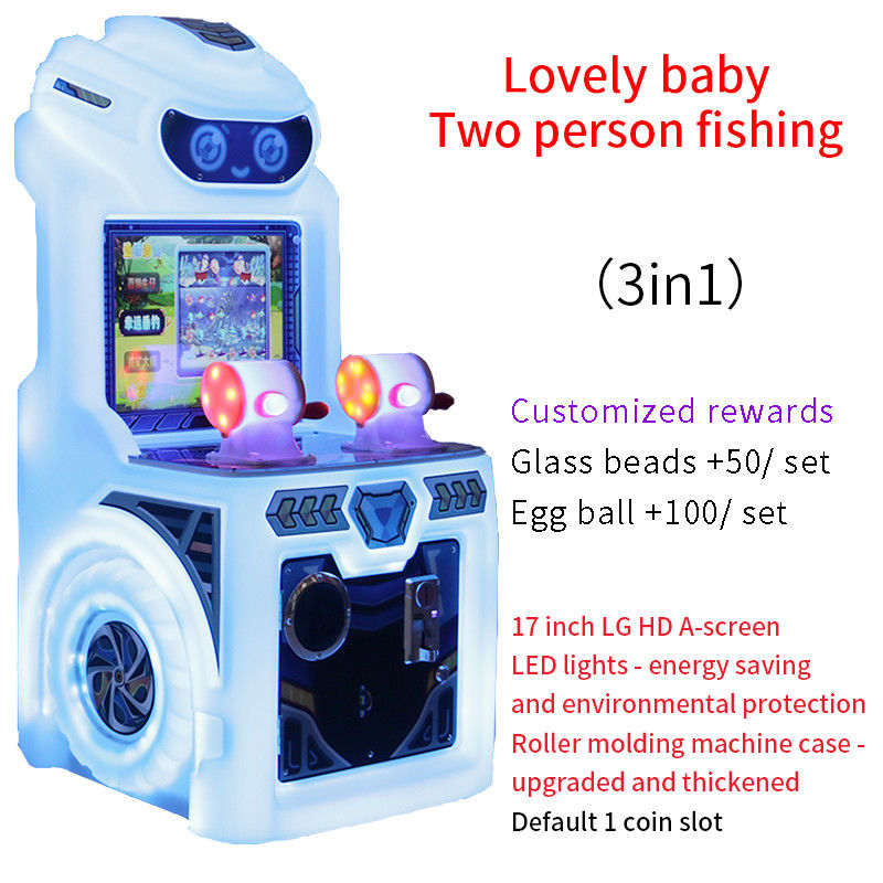 Branded Coin-operated Arcade Games For Sale Two Person Fishing Joystick Game Machine