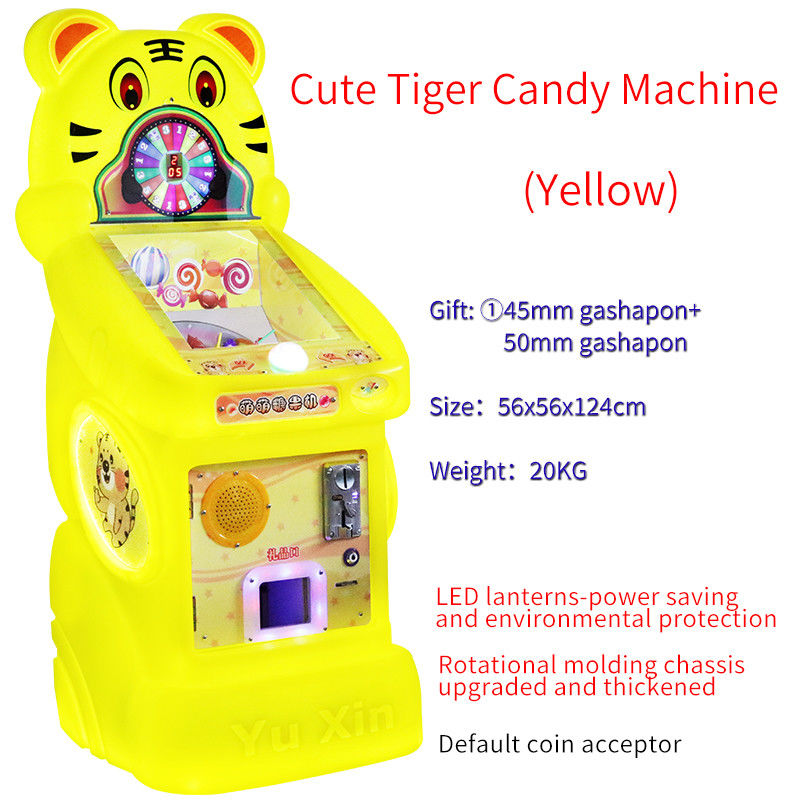Sweet Candy Claw Machine Grabber Enchanting Tiger Colorful Candy Dispenser