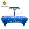 Commercial Coin Operated Air Hockey Table star light Blue Color