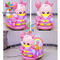 Rainbow Duck Coin Operated Kiddie Ride 100W with Steering Wheel