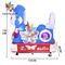 Painting Screen Coin Operated Rides QQ Whale Theme For Play Park