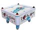 Fiberglass Coin Operated Air Hockey Table plastic Material With Mitsubishi Plate