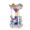Merry Go Round Mini Small Horse carousel 3 players horse kiddie rides carousel Coin Operated Arcade game machine