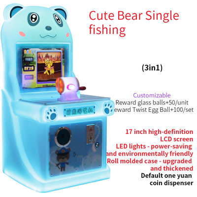 Arcade Games Video Simulator Token Coin Push Operated Single player Fishing Game