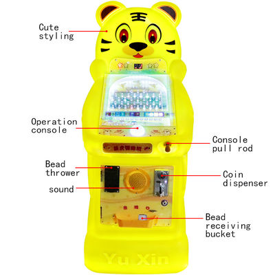 19mm Tiger Arcade Pinball Machine Fun-Filled Entertainment Colorful Design Skill Testing Game Ideal For Kids
