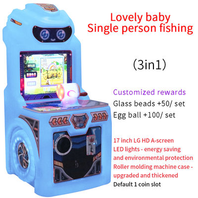 Commercial Coin-Operated Arcade Games Cabinet Single Player Fishing Joystick Game