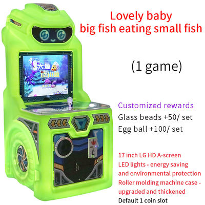 YX-1059 Cute Baby Single-Player Big Fish Eating Small Fish Joystick Game Machine 17-inch