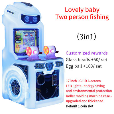 Branded Coin-operated Arcade Games For Sale Two Person Fishing Joystick Game Machine