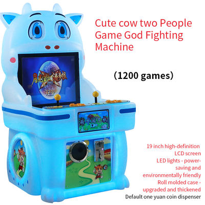 Cute Cow Two-Player Arcade Game God Fighting Machine for Children 19-inch