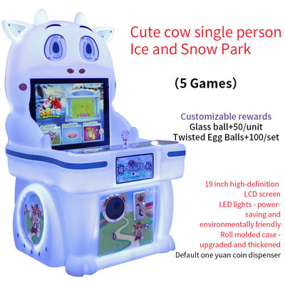 Rocker Game Station LBE VR Gaming with Motion Simulators Ice And Snow Park Machine